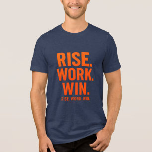 Camiseta Sobe. TRABALHO. WIN. - T-Sh Motivacional Inspiraci