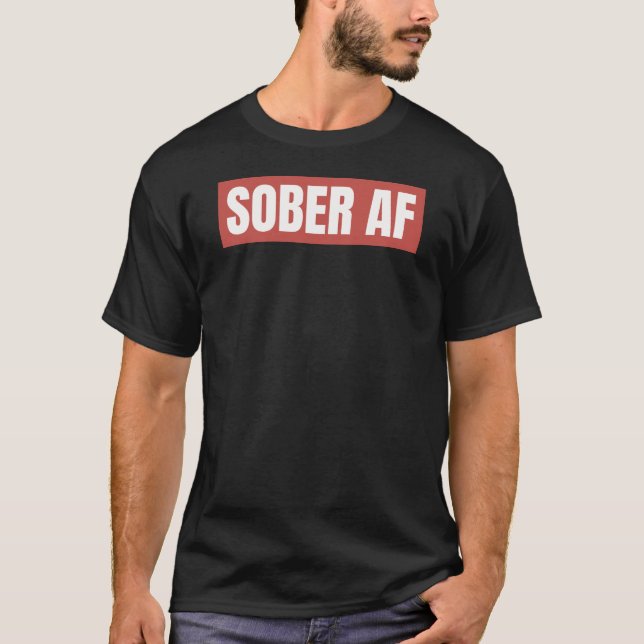 CAMISETA SOBER AF (Frente)