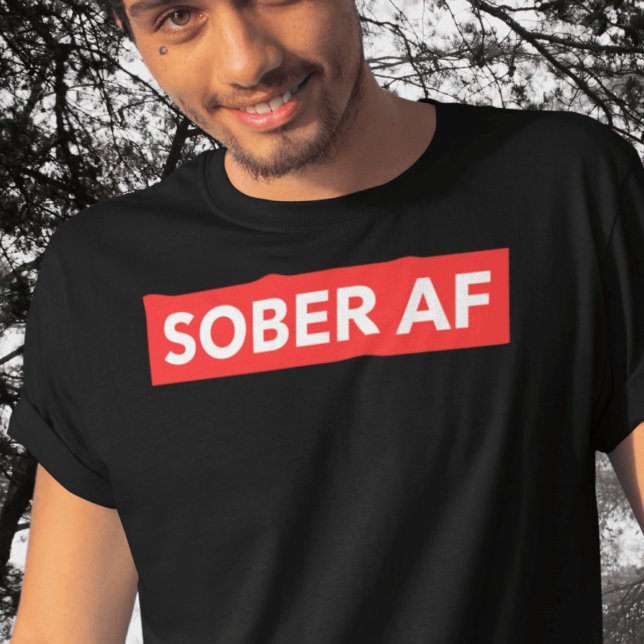 CAMISETA SOBER AF (Criador carregado)