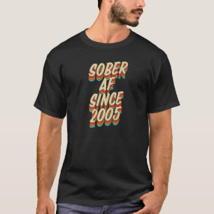 Camiseta Sober Af Desde 2005, Su, Partido Aniversário da So