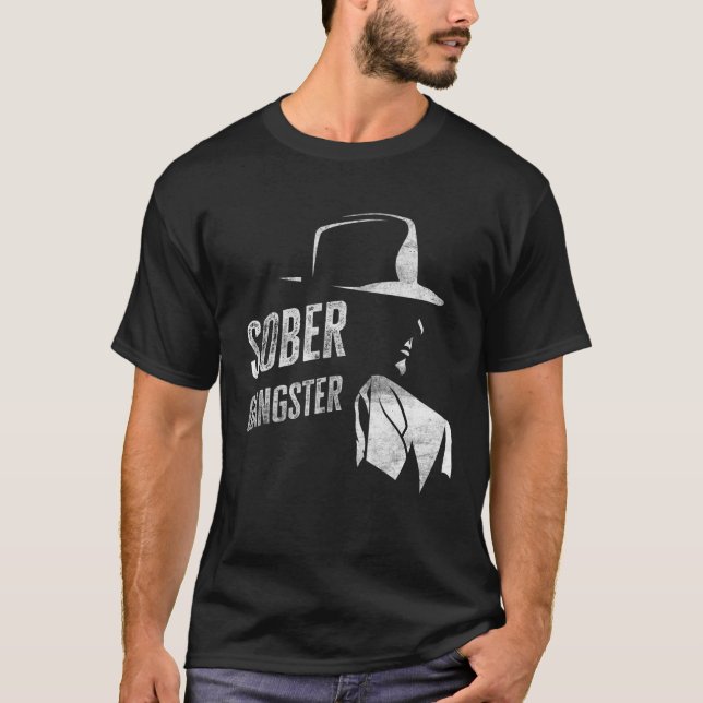Camiseta Sober Gangster Sobriety Clean Image Incomodado (Frente)
