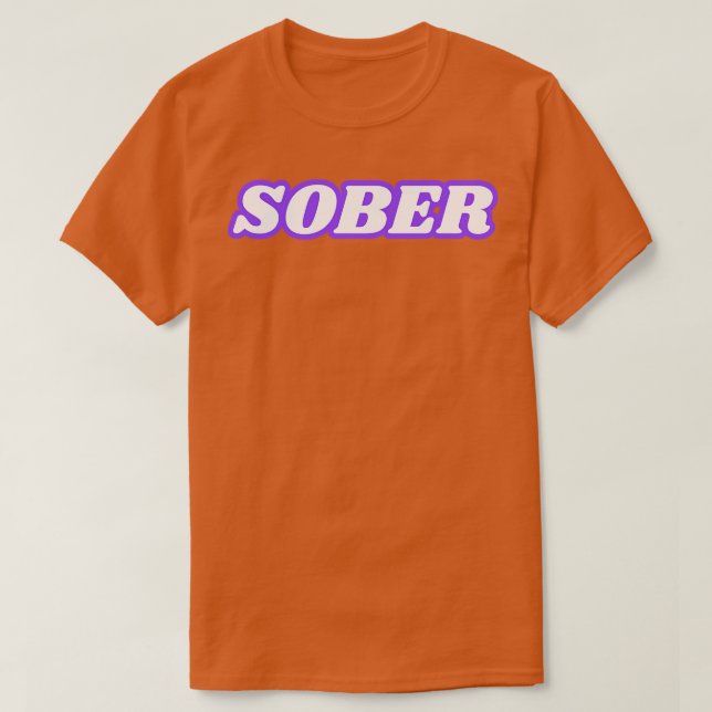 Camiseta SOBER Merchandise (Frente do Design)