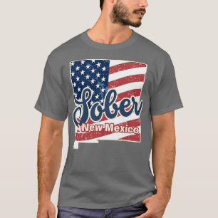 Camiseta Sober Na Vintage Do Novo México