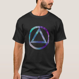 Camiseta Sober Recovery Service AA Logo Symbol Watercolor
