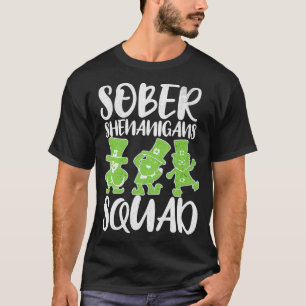 Camiseta Sober Shenanigans St Patricks Day s St Paddys
