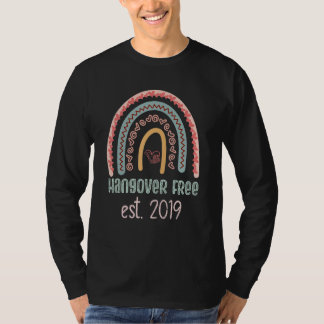 Camiseta Sober Since 2019 Congrats On Recovery For Women So