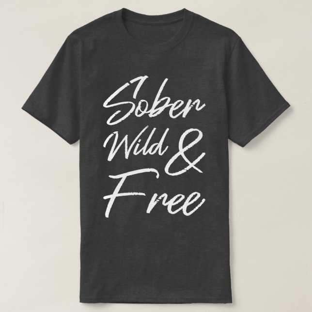 Camiseta Sober Wild E Free II (Frente do Design)