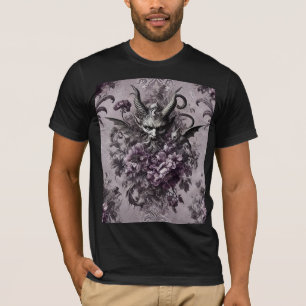 Camiseta Soberano dos Mortos – Floral Gótico