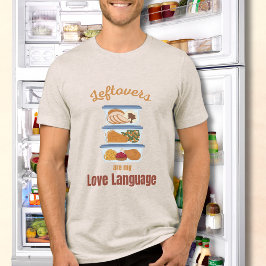 Camiseta Sobras São Minha Linguagem do Amor Divertido Dia d
