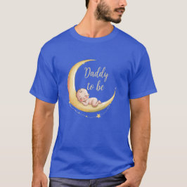 Camiseta Sobre a lua Bebê Celestial - Chá de fraldas