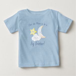 Camiseta Sobre a Lua e o Chá de fraldas das Estrelas