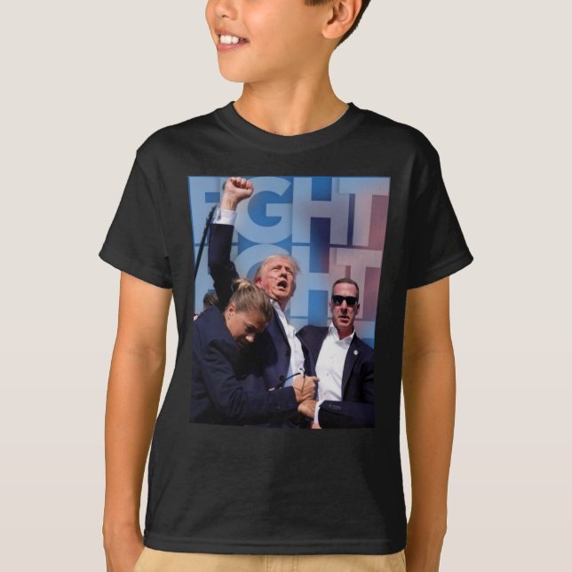 Camiseta Sobre A Luta Contra O Trump Pela América Trump Inv (Frente)