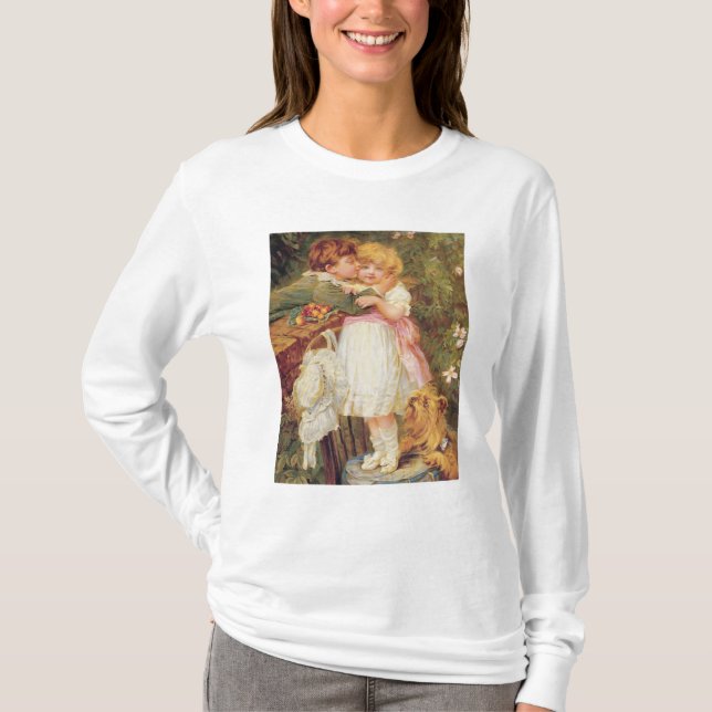 Camiseta Sobre a parede do jardim (Frente)