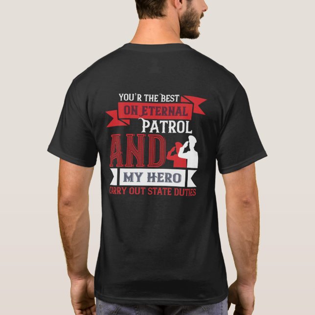 Camiseta Sobre a Patrulha Eterna (Verso)