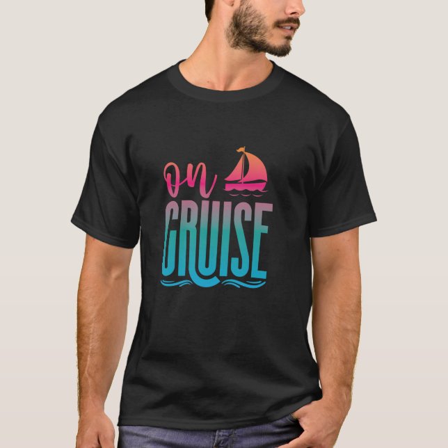 Camiseta Sobre As Férias Familiares De Cruise Que Correspon (Frente)