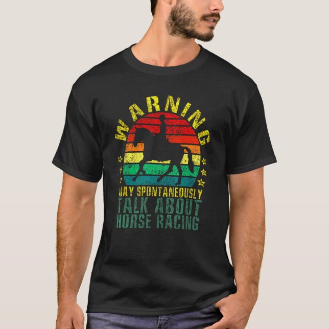 Camiseta Sobre Corrida de Cavalo (Frente)