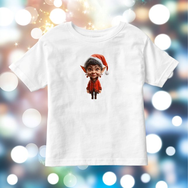 Camiseta Sobre Isso! Tee do Elf Toddler de Natal (Criador carregado)
