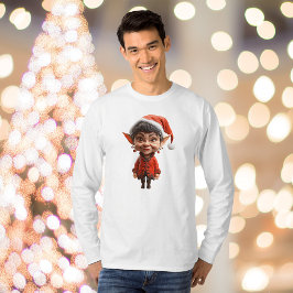 Camiseta Sobre Isso! Tee dos Homens do Elfo de Natal