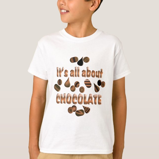 Camiseta Sobre o chocolate (Frente)