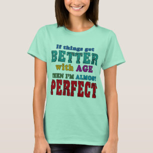 Camiseta Sobre o humor do aniversário do monte