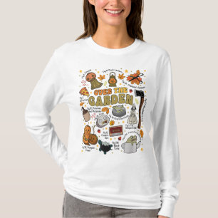 Camiseta Sobre O Muro Do Jardim Das Halloween, Obrigado De