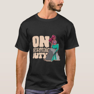 Camiseta Sobre Sereia, Garota Custa Sereia Crianças