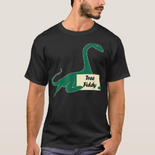 Camiseta Sobre Tree Fiddy Engraçado Loch Ness Monster Tee 3