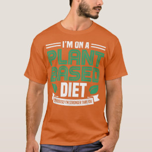 Camiseta Sobre Um Vegetari Vegetal Alimentado Por Vegetação