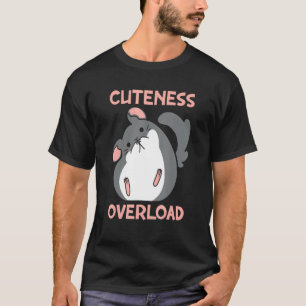 Camiseta Sobrecarga Cutense Pet Rodent Cute Chinchilla