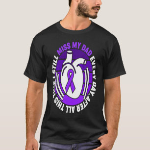 Camiseta Sobredosagem de fita roxa Sensibilização Miss Meu