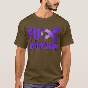 Camiseta Sobredosagem Dia de Consciência Roxo FU Vício
