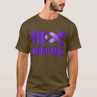 Camiseta Sobredosagem Dia de Consciência Roxo FU Vício
