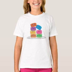 Camiseta Sobremesa doce francesa do biscoito dos Macaroons