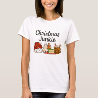 Camiseta Sobremesa Impressão de Louco de Natal | Gráfico Ac