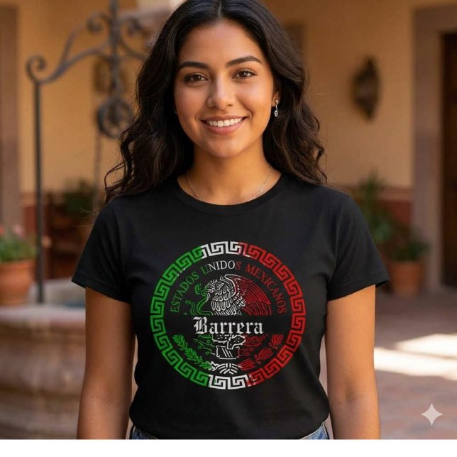 Camiseta sobrenome Barrera (Barrera Last Name T-shirt)