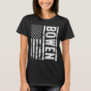 Camiseta Sobrenome Bowen Engraçado Equipe de Sobrenome Famí