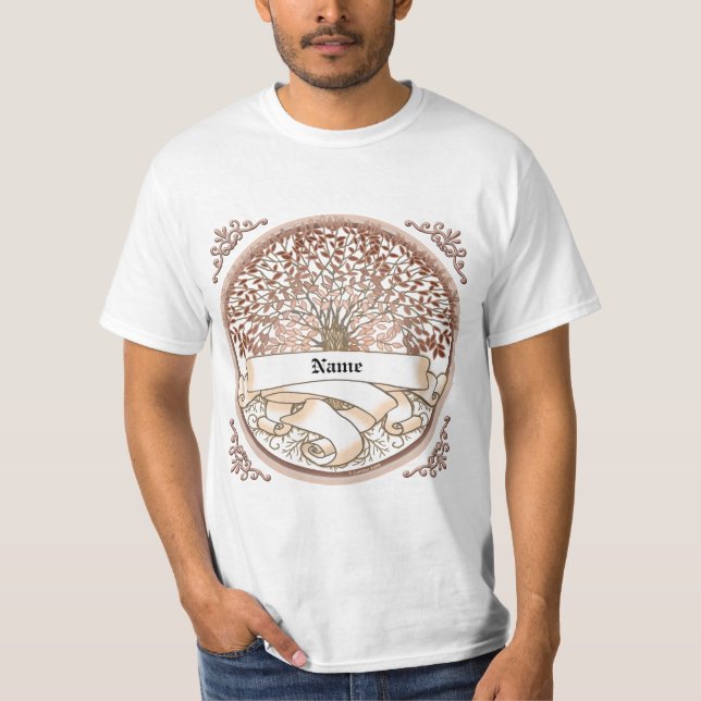 Camiseta Sobrenome da Árvore Genealógica (Frente)