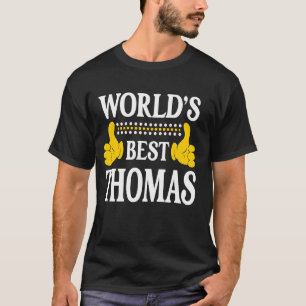 Camiseta Sobrenome da família Thomas Surname Team Melhor do