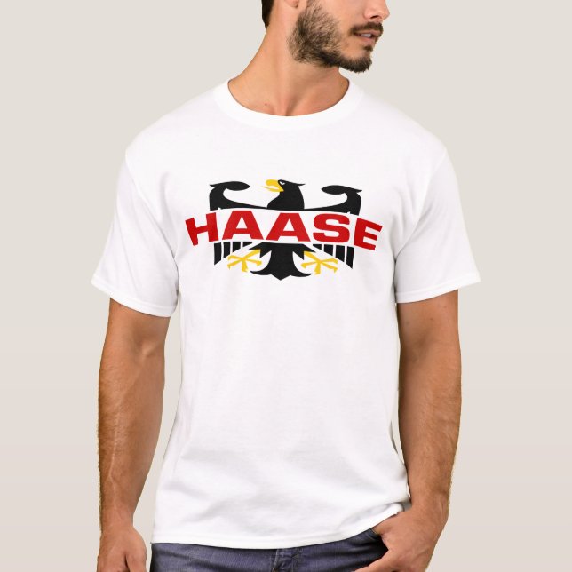 Camiseta Sobrenome de Haase (Frente)