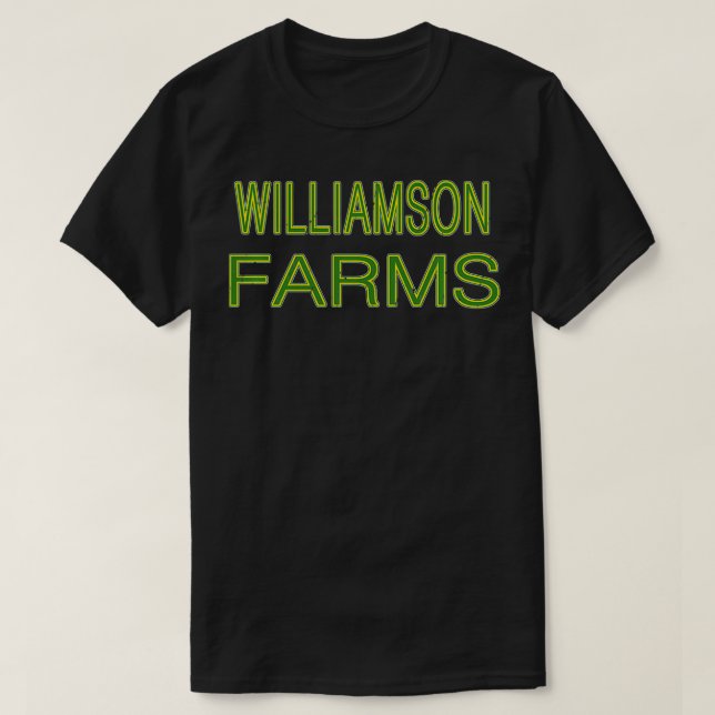 Camiseta Sobrenome de Reunião da Família WILLIAMSON Fazenda (Frente do Design)