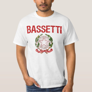 Camiseta Sobrenome do italiano de Bassetti