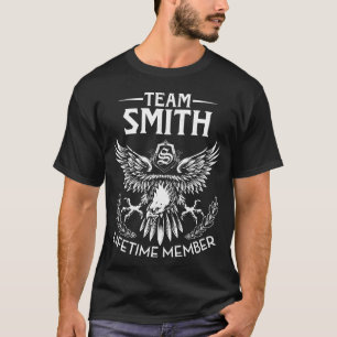Camiseta Sobrenome do Membro de Vida do Team SMITH