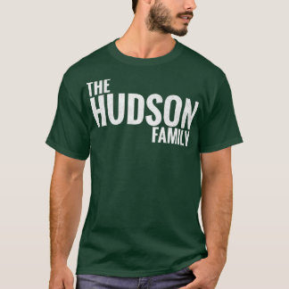 Camiseta Sobrenome Hudson Family Surname Hudson