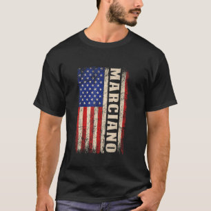 Camiseta SOBRENOME MARCIANO Shirt MARCIANO Name American Fl