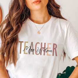 Camiseta Sobrenome Personalizado de Professores, Apreciação