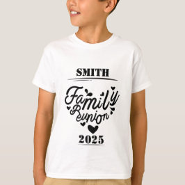 Camiseta [Sobrenome] Reunião Familiar - [Ano]