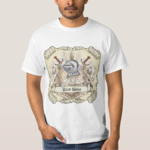 Camiseta Sobrenome Sepia Knight Shield