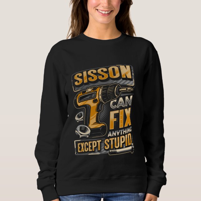 Camiseta Sobrenome Sisson Pode Corrigir Qualquer Coisa Exce (Frente)