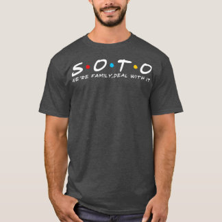 Camiseta Sobrenome Soto Soto Família Soto