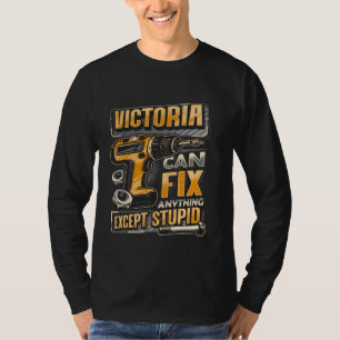 Camiseta Sobrenome Victoria Pode Corrigir Qualquer Coisa Ex